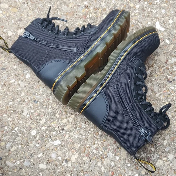 Dr. Martens Combs Junior Poly Casual Boots Black 11 Combat